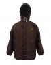 mens oxford raincoat set  with carry bag brown